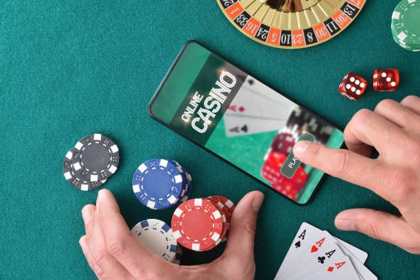 Live Infinite Blackjack table on cagurbet login with dealer and multiple player positions